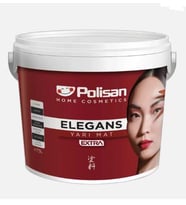 Polisan Elegans Extra Yarı Mat Silikonlu İç Cephe Boyası 2.5 Lt (Sakız Beyazı)