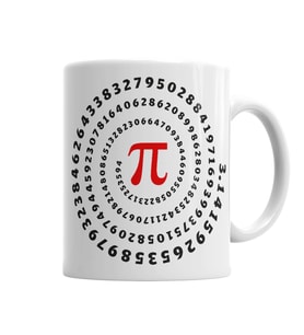 Matematik  Pi Sayısı Kupa Bardak Porselen