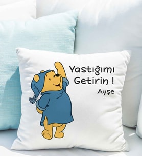 Winnie Pooh Yastığı Kişiye Özel