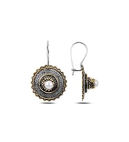 Söğütlü Silver Gümüş incili otantik telkari küpe