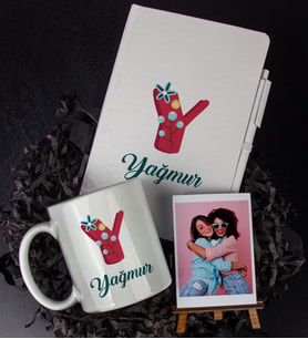 Kişiye Özel Defter Kalem Kupa Ve Fotoğraflık Seti 85907