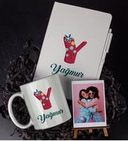 Kişiye Özel Defter Kalem Kupa Ve Fotoğraflık Seti 85907