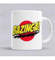 Big Bang Sheldon Cooper Bazinga Kupa Bardak Porselen