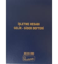 İşletme Hesabı Gelir-gider Defteri Cilt Kapak
