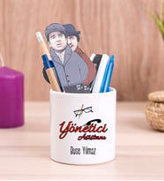 Yönetici Asistanı Seramik Kalemlik