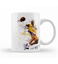 Kobe Bryant Signature Kupa Bardak Porselen