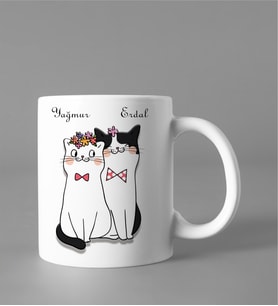 Kişiye Özel Kedi Kupası