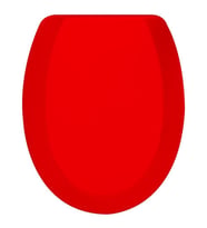 Rona Kırmızı Tisa ThermoPlast Standart Klozet Kapağı (Üstten Monte)