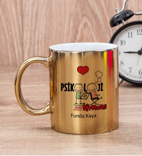 Psikoloji Öğretmeni Gold Kupa Bardak