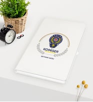 BK Gift Kişiye Özel Komiser Yardımcısı Temalı Beyaz Defter - 2