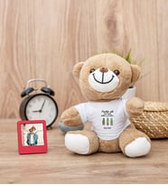 İçimi Kaktüse Çevirdiler Peluş Ayıcık ve Mini Fotoğraf Çerçevesi