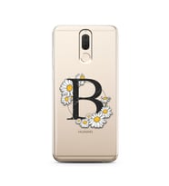 Papatya Harf Tasarım Süper Şeffaf Silikon Telefon Kılıfı Huawei Mate 10 Lite B-H