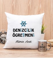 Denizcilik Öğretmeni Yastık ve Silver Kupa Bardak