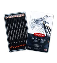 Derwent Graphic Dereceli Kalem 12li Soft Set