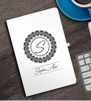 BK Gift Kişiye Özel İsimli Beyaz Defter - 2