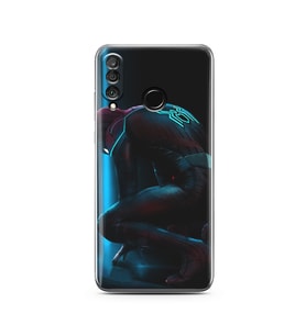Örümcek Adam Tasarım Süper Şeffaf Silikon Telefon Kılıfı Huawei P30 Lite