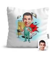 BK Gift Kişiye Özel Bay Cerrah Karikatür  Yastık  1