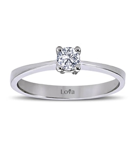 Lova 0,21 Karat Pırlanta Tektaş Yüzük - 1040039