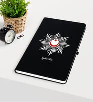 BK Gift Kişiye Özel Polis Temalı Siyah Defter - 1