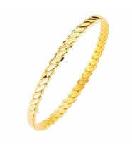 Burma 22 Ayar Altın Bilezik 15 Gram (Sarı)