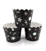 Cupcake Kabı (12 Adet) Siyah 17206