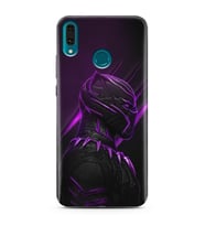 Black Panter Tasarım Süper Şeffaf Silikon Telefon Kılıfı Huawei Y9 (2019)