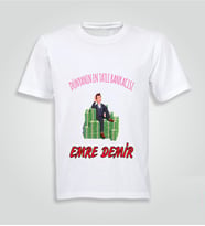 Kişiye Özel Bankacı  Baskılı Tshirt
