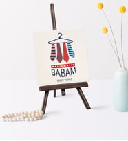 Babalar Gününe Özel Karizmatik Babam Şovaleli Doğal Taş  1