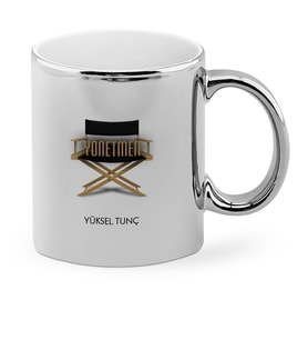BK Gift Kişiye Özel Mesleki Yönetmen Krom Kupa Bardak  1