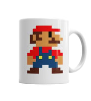 Mario Nintendo Atari Kupa Bardak Porselen