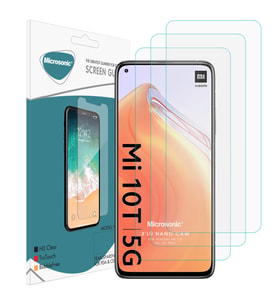 Microsonic Xiaomi Mi 10T Screen Protector Nano Glass Cam Ekran Koruyucu (3 Pack)