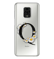 Papatya Harf Tasarım Süper Şeffaf Silikon Telefon Kılıfı Xiomai Redmi Note 9 Pro