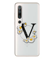 Papatya Harf Tasarım Süper Şeffaf Silikon Telefon Kılıfı Xiomai Mi10-pro V-Harfi