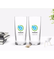 BK Gift Kişiye Özel Renkli Baskılı Tekirdağ Tasarımlı Turistik İkili Rakı Bardağı Seti-1 (Beyaz)