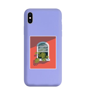 Lila Lansman Telefon Kılıfı Iphone X