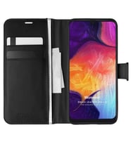 Microsonic Samsung Galaxy A50 Kılıf Delux Leather Wallet Siyah