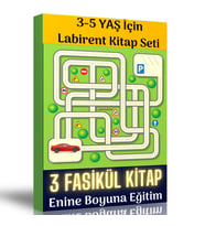 3-5 Yaş İçin Labirent Kitap Seti (3 Fasikül Kitap)