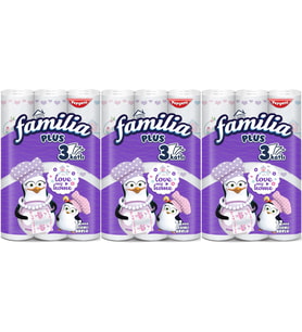 Familia Kağıt Havlu Plus Desenli 36 Lı Pk (3 Katlı) (3Pk*12) Love My Home