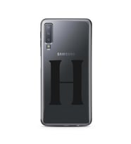 Samsung A7 (2018) Harf Tasarımlı Telefon Kılıfı H-Harfi 