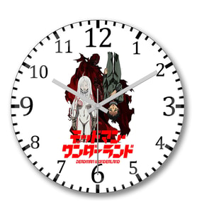 Deadpool Angry Duvar Saati Bombeli Gercek Cam