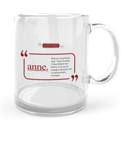 BK Gift Kişiye Özel Anne Cam Kupa Bardak  1