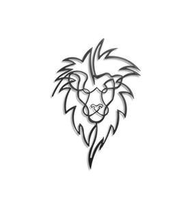 Aslan Metal Duvar Tablosu