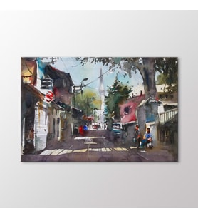 Arty Tablo Suluboya Sokak Tablo (Karışık)