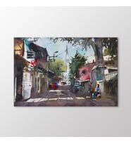 Arty Tablo Suluboya Sokak Tablo (Karışık)