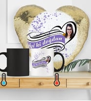 BK Gift Kişiye Özel İyi Ki Doğdun Sihirli Set 4 Altın Yaldız