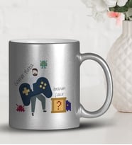 BK Gift Kişiye Özel Babalar Günü Temalı Gümüş Yaldızlı Kupa Bardak 23427