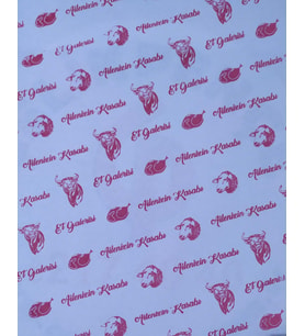 35x50 cm Lamineli 1. Hamur Kasap Kağıdı 1 Kg.