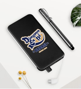 BK Gift Kişiye Özel Dünyanın En İyi Babası Siyah 5000 mAh Powerbank ve Kalem Seti-2 (Model 1)