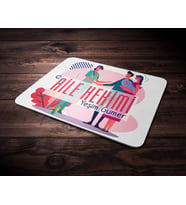 Kişiye Özel Aile Hekimi Tasarımlı Mouse Pad (Renksiz)