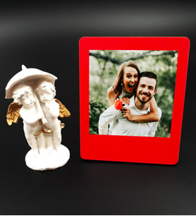 Sevdiklerinize Masum Melek Biblo  & Kişiselleştirilmiş Fotoğrafınız ile Fotoğraf Çerçevesi